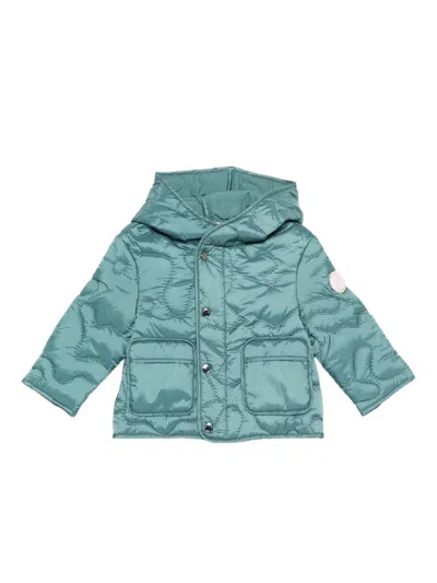 Emporio Armani Babies' Quilted Jacket In Green