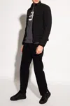 Emporio Armani Nylon Padded Jacket In Black