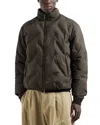Emporio Armani Quilted Jacket In Military Green