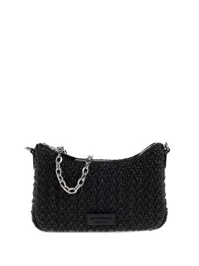 Emporio Armani Quilted Shoulder Bag In Black