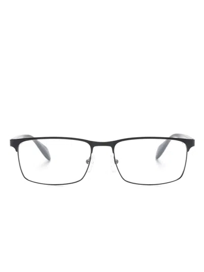 Emporio Armani Rectangle-frame Glasses In Black