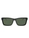 Emporio Armani Sunglasses Blacks And Greys In Green