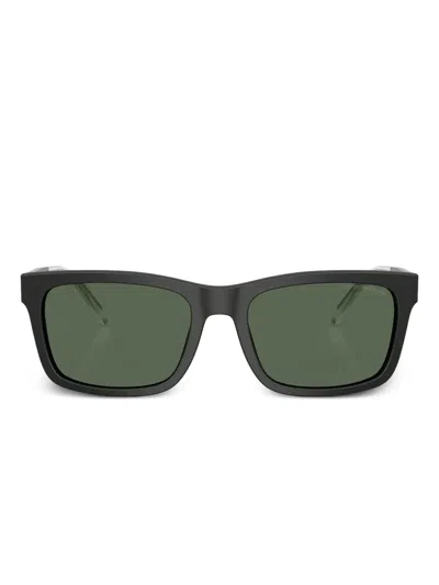 EMPORIO ARMANI RECTANGLE-FRAME SUNGLASSES
