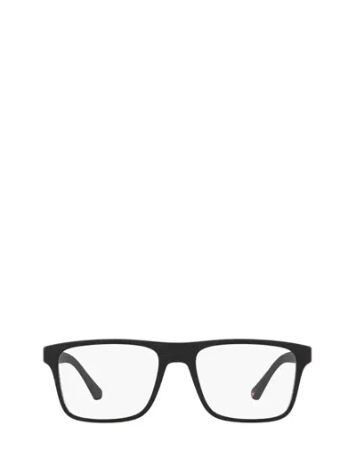 EMPORIO ARMANI RECTANGULAR FRAME GLASSES