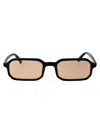 Emporio Armani Rectangular Sunglasses 0 Ea4253 U 501793 In Black