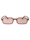 Emporio Armani Rectangular Sunglasses 0 Ea4253 U 627173 In Brown