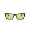 Emporio Armani Rectangular Sunglasses In Black