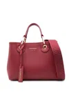 Emporio Armani Myea Small Shopping Bag In Red