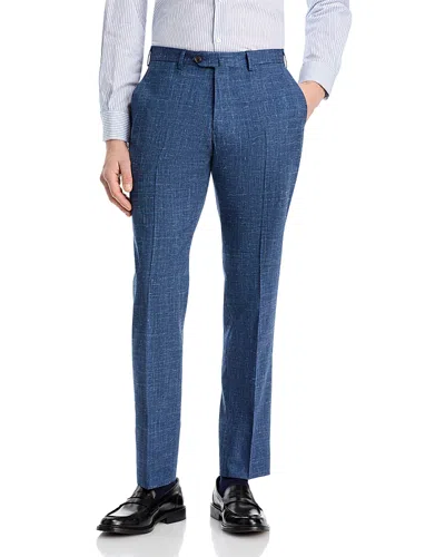 Emporio Armani Regular Fit Dress Pants In Medium Blue