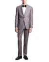 Emporio Armani Regular Fit Notch Lapel Suit In Medium Gray