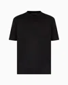 Emporio Armani Regular Fit T-shirts In Black