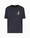 Emporio Armani Regular Fit T-shirts In Marineblau