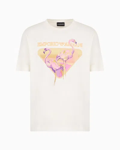 Emporio Armani Regular Fit T-shirts In White