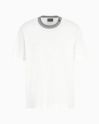 Emporio Armani Regular Fit T-shirts In White