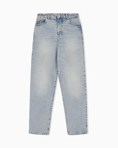 Emporio Armani Regular Jeans In Blue