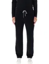 Emporio Armani Relaxed Fit Black Jogging Pants With Adjustable Waistband In Black