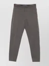 Emporio Armani Relaxed Fit Trousers Cuffed Hems In Gray