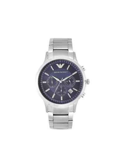 Emporio Armani Renato 43mm In Silver