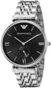 Emporio Armani Retro Stainless Steel Mens Watch In Metallic