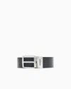 Emporio Armani Kids' Reversible Belt With Buckle In Black