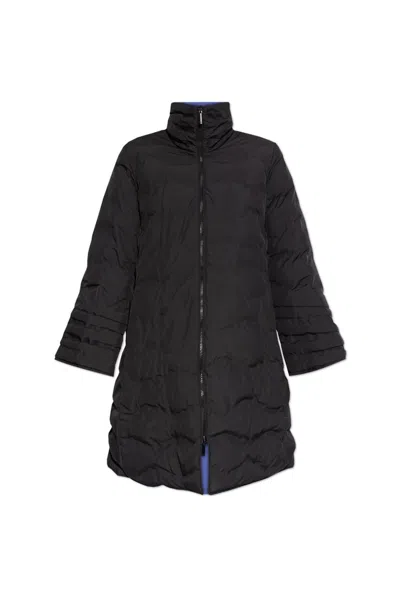 Emporio Armani Reversible Padded Coat In Black