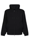 EMPORIO ARMANI EMPORIO ARMANI REVERSIBLE ZIPPED DRAWSTRING HOODIE