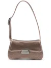 Emporio Armani Rhinestone-embellished Shoulder Bag In Brown