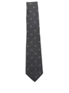 Emporio Armani Rhombus Tie Accessories In Gray