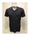 Emporio Armani Rib Collar T-shirt In Black