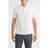 Emporio Armani Rib Trim Polo In White