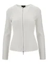 Emporio Armani Long Sleeve Jacket In White