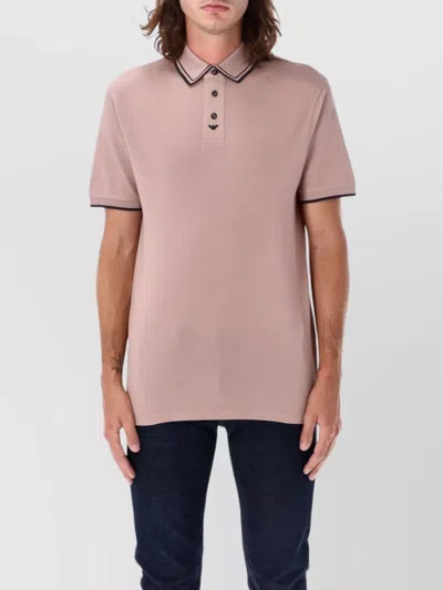 Emporio Armani Men's Polo Shirt In Fawn Fly