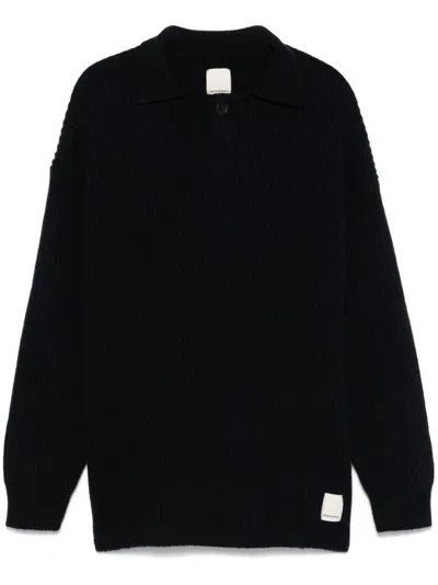 Emporio Armani Wool Jersey In Black