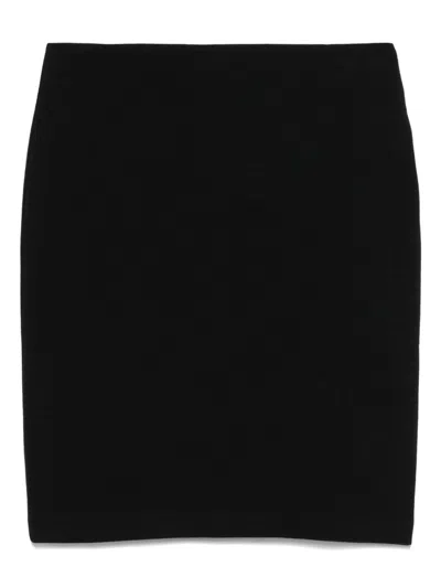 EMPORIO ARMANI RIBBED MINI SKIRT