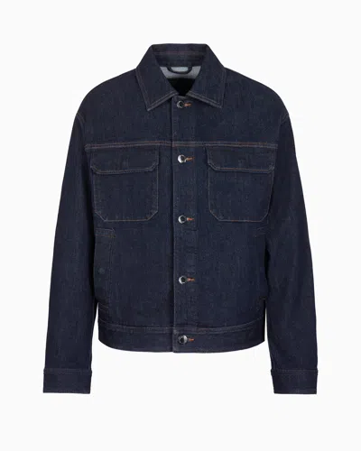 Emporio Armani Official Store Waistcoates En Jean In Denim