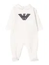Emporio Armani Romper Suit In Ivory