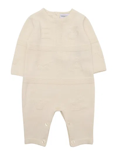 Emporio Armani Kids' Romper Suit In White