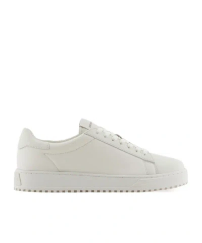Emporio Armani Round Head Low-cut Casual Shoes In White