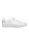 Emporio Armani Logo Printed Lace-up Sneakers In White