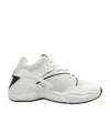 Emporio Armani Round-head Sneakers In White