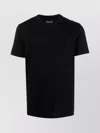 Emporio Armani Logo-embroidered Cotton Blend T-shirt