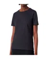 Emporio Armani Round Neck Short-sleeved T-shirt In Black