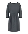 Emporio Armani Round-neck Dress In Black