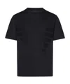 Emporio Armani Cotton Eagle T-shirt In Black