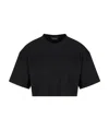 Emporio Armani Logo-embellished T-shirt In Black