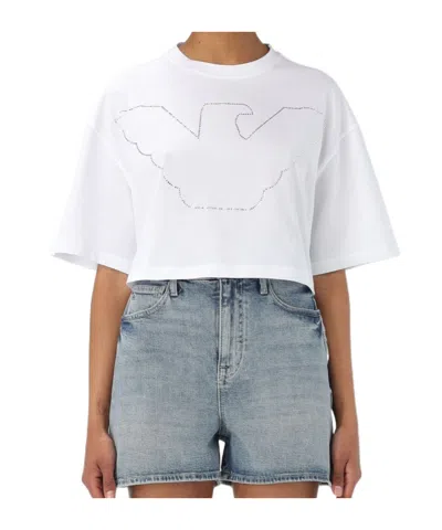 Emporio Armani Round Neck T-shirt In White