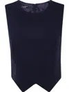 Emporio Armani Round Neck Vest In 蓝色