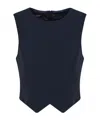 Emporio Armani Round-neck Vest In Black