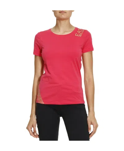 Emporio Armani Round-necked T-shirt In Red
