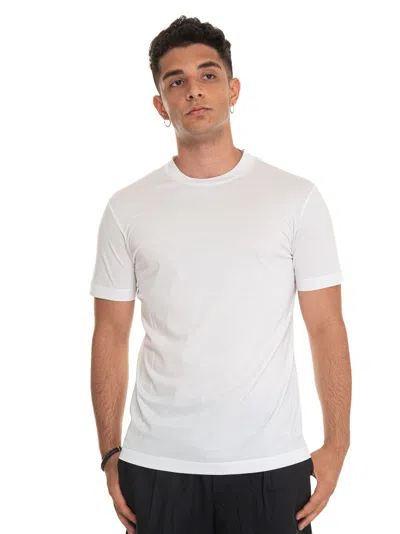 Emporio Armani Round-necked T-shirt In White